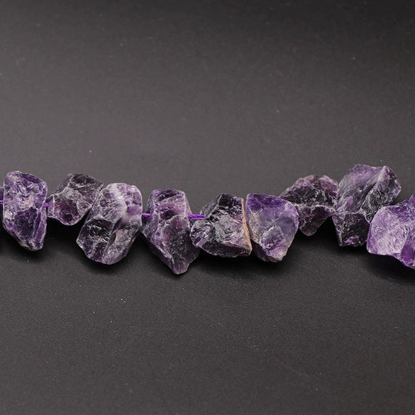 Wholesale Natural Crystal Agate Fluorite Raw Stone Ore Perforated Diy Beads