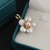 Wholesale Natural Freshwater Baroque Pearl Flower Pendant Necklace For Women Copper Electroplated