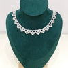 Wholesale Natural Freshwater Pearl And 925 Silver Necklace Braided Retro Style Round Shape