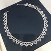 Wholesale Natural Freshwater Pearl And 925 Silver Necklace Braided Retro Style Round Shape