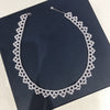 Wholesale Natural Freshwater Pearl And 925 Silver Necklace Braided Retro Style Round Shape