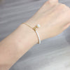 Wholesale Natural Freshwater Pearl Bracelet For Women Nearly Round Copper Alloy Jewelry
