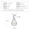 Wholesale Natural Freshwater Pearl Clavicle Necklace With Invisible Pendant Silver 925 Silver Electroplated Geometric Style