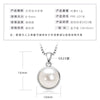 Wholesale Natural Freshwater Pearl Clavicle Necklace With Invisible Pendant Silver 925 Silver Electroplated Geometric Style