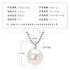 Wholesale Natural Freshwater Pearl Clavicle Necklace With Invisible Pendant Silver 925 Silver Electroplated Geometric Style