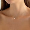 Wholesale Natural Freshwater Pearl Clavicle Necklace With Invisible Pendant Silver 925 Silver Electroplated Geometric Style