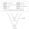 Wholesale Natural Freshwater Pearl Clavicle Necklace With Invisible Pendant Silver 925 Silver Electroplated Geometric Style