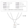Wholesale Natural Freshwater Pearl Clavicle Necklace With Invisible Pendant Silver 925 Silver Electroplated Geometric Style