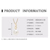 Wholesale Natural Freshwater Pearl Clavicle Necklace With Invisible Pendant Silver 925 Silver Electroplated Geometric Style