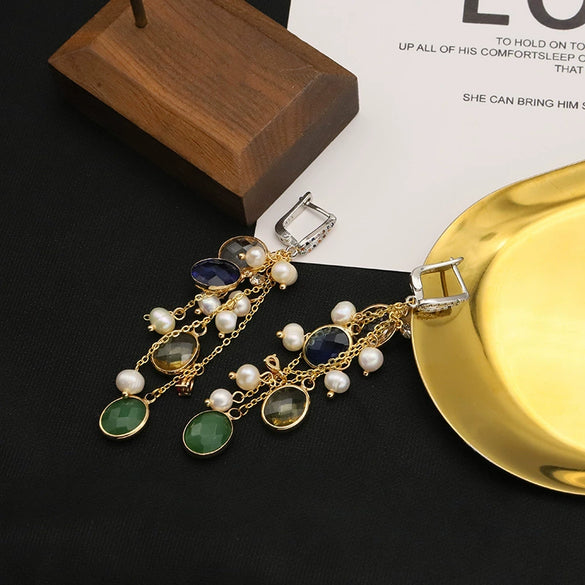 Wholesale Natural Freshwater Pearl Earrings For Women Retro Style