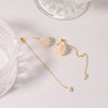 Wholesale Natural Freshwater Pearl Geometric Earrings With S925 Silver Needle And Electroplating Process For Women