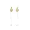 Wholesale Natural Freshwater Pearl Geometric Earrings With S925 Silver Needle And Electroplating Process For Women