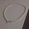 Wholesale Natural Freshwater Pearl Necklace Simple Exquisite Clavicle Chain Light Luxury Versatile For Women