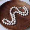 Wholesale Natural Freshwater Pearl Necklace With Copper Accessories Hand Knotted Special Shape