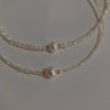 Wholesale Natural Freshwater Pearl Necklace With Geometric Style And Electroplating Treatment For Women