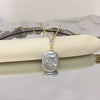 Wholesale Natural Freshwater Pearl Necklace With Square Baroque Pearl Pendant And Copper Accessories In Minimalist Style