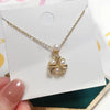 Wholesale Natural Freshwater Pearl Pendant Necklace Palace Retro Style Copper Chain Flat Round And Bun Round Pearls 18K Goldfilled