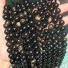 Wholesale Natural Gold Obsidian Beads Polished Jewelry Accessories For Diy Bracelets