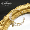Wholesale Natural Pearl Bracelet For Women Retro Light Luxury Floral Petals Geometric Electroplated Hand Ornament