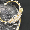 Wholesale Natural Pearl Bracelet For Women Retro Light Luxury Floral Petals Geometric Electroplated Hand Ornament