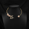 Wholesale Natural Pearl Collar Necklace For Women Handmade With Geometric And Plant Flowers Original Design Light Luxury Jewelry