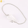 Wholesale Natural Semiprecious Stone And Copper Accessories Spirit Pendulum Polished Unisex Personality Style