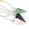 Wholesale Natural Semiprecious Stone And Copper Accessories Spirit Pendulum Polished Unisex Personality Style