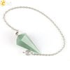 Wholesale Natural Semiprecious Stone And Copper Accessories Spirit Pendulum Polished Unisex Personality Style