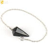 Wholesale Natural Semiprecious Stone And Copper Accessories Spirit Pendulum Polished Unisex Personality Style