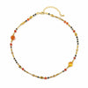 Wholesale Natural Stone And Czech Bead Necklace Handmade Geometric Style For Women