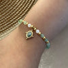 Wholesale Natural Stone Beaded Bracelet Handmade Geometric Retro Jewelry For Women