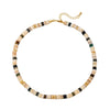 Wholesale Natural Stone Colorful Beaded Clavicle Chain Necklace Copper Goldplated Geometric Handmade Light Luxury Style For Women