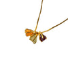 Wholesale Natural Stone Geometric Copper Electroplated Pendant Necklace For Unisex With Light Luxury Style