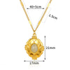 Wholesale Natural Stone Inlaid Stainless Steel Cross Necklace Unisex Electroplated