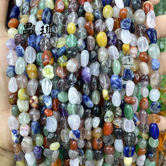 Wholesale Natural Stone Loose Beads For Diy Jewelry Accessories Cutting Process Highend Sense Follow The Shape Style