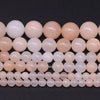 Wholesale Natural Stone Loose Round Beads Pink Aventurine Polished For Diy Accessories