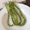 Wholesale Natural Stone Necklace Retro Geometric Style Handbeaded Polished Ball Chain For Women