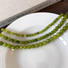 Wholesale Natural Stone Necklace Retro Geometric Style Handbeaded Polished Ball Chain For Women