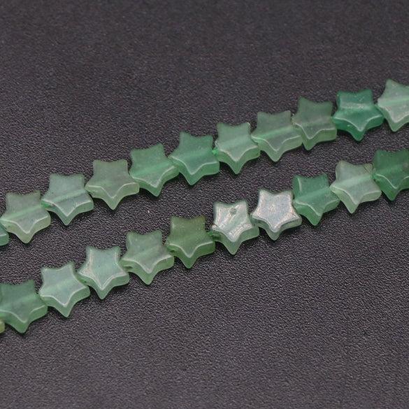 Wholesale Natural Stone Powder Crystal Fivepointed Star Loose Beads For Jewelry Accessories Earrings Semifinished Materials With Polishing Treatment