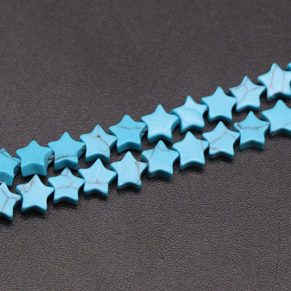 Wholesale Natural Stone Powder Crystal Fivepointed Star Loose Beads For Jewelry Accessories Earrings Semifinished Materials With Polishing Treatment