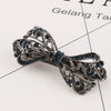 Wholesale Natural Style Alloy Nickelfree Plated Diamond Inlaid Crystal Bow Hairpin For Women