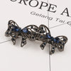 Wholesale Natural Style Alloy Nickelfree Plated Diamond Inlaid Crystal Bow Hairpin For Women