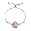 Wholesale Natural Style Drop Shape Environmental Protection Copper Electroplating Women's Zircon Bracelet