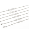 Wholesale Natural Style Twelve Constellations And Ancient English Letters Titanium Steel Bracelets With Electroplating