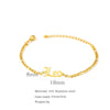 Wholesale Natural Style Twelve Constellations And Ancient English Letters Titanium Steel Bracelets With Electroplating