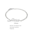 Wholesale Natural Style Twelve Constellations And Ancient English Letters Titanium Steel Bracelets With Electroplating