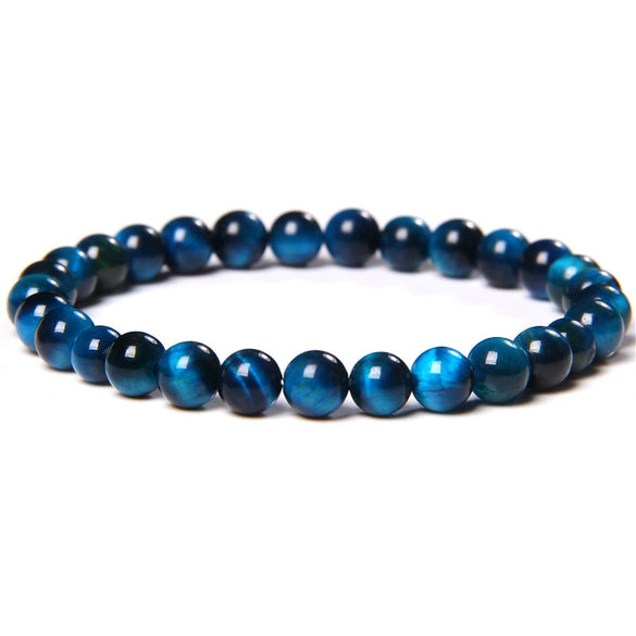 Wholesale Natural Tiger Eye Stone Geometric Handmade Bracelet