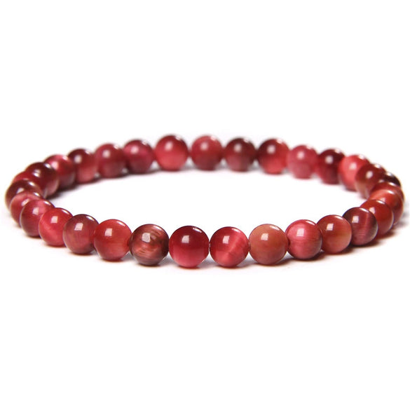 Wholesale Natural Tiger Eye Stone Geometric Handmade Bracelet