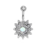 Wholesale Navel Nail Stainless Steel Microdiamond 3A Zircon Constellation Electroplated Unisex