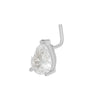 Wholesale Navel Ring Jewelry Copper Inlaid Zircon Geometric Butterfly Heart Crown Moon Water Drop Bee Style For Women